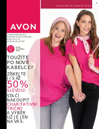 Leták AVON - 1.6.2023 - 30.6.2023. Strana 1
