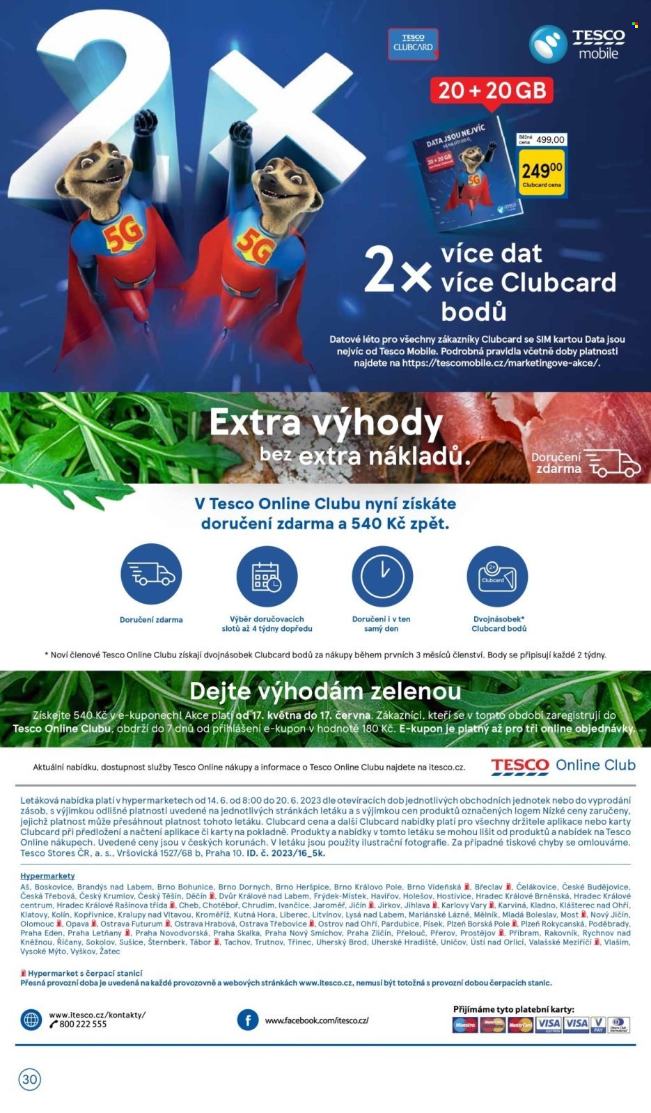 Leták TESCO - 14.6.2023 - 20.6.2023. Strana 30