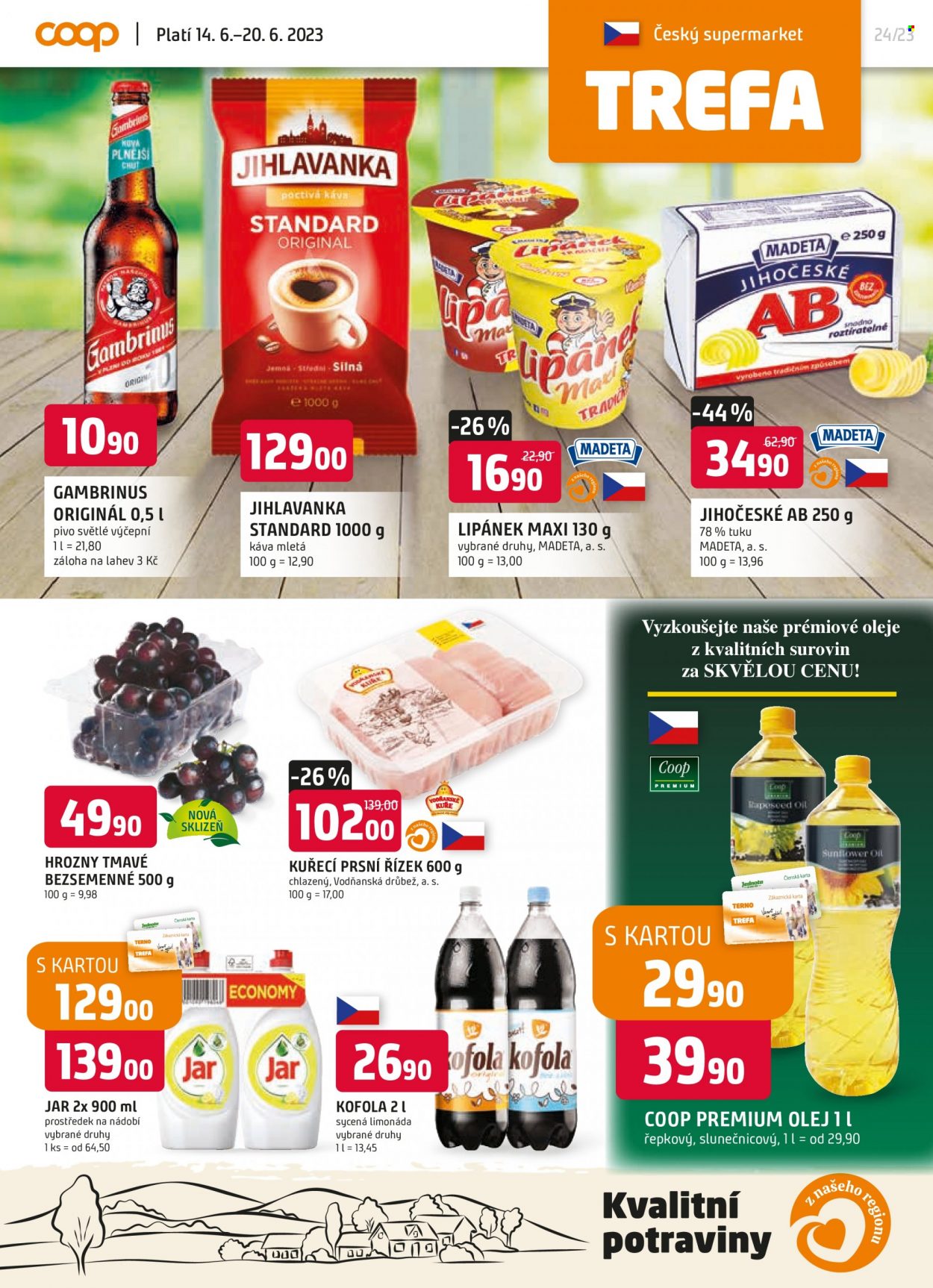 Leták TREFA coop - 14.6.2023 - 20.6.2023. Strana 1