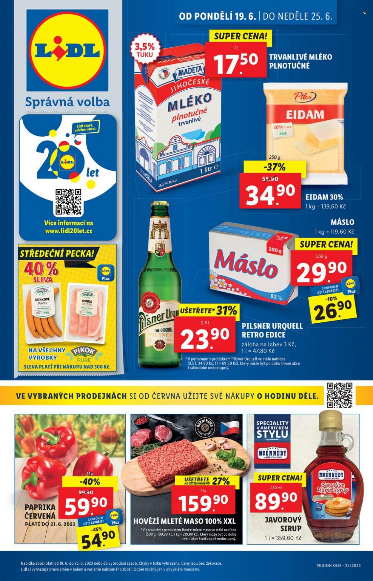 Leták Lidl - 19.6.2023 - 25.6.2023. Strana 1