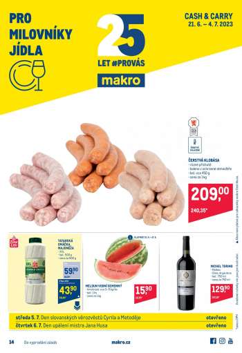 Leták MAKRO - 21.6.2023 - 4.7.2023.