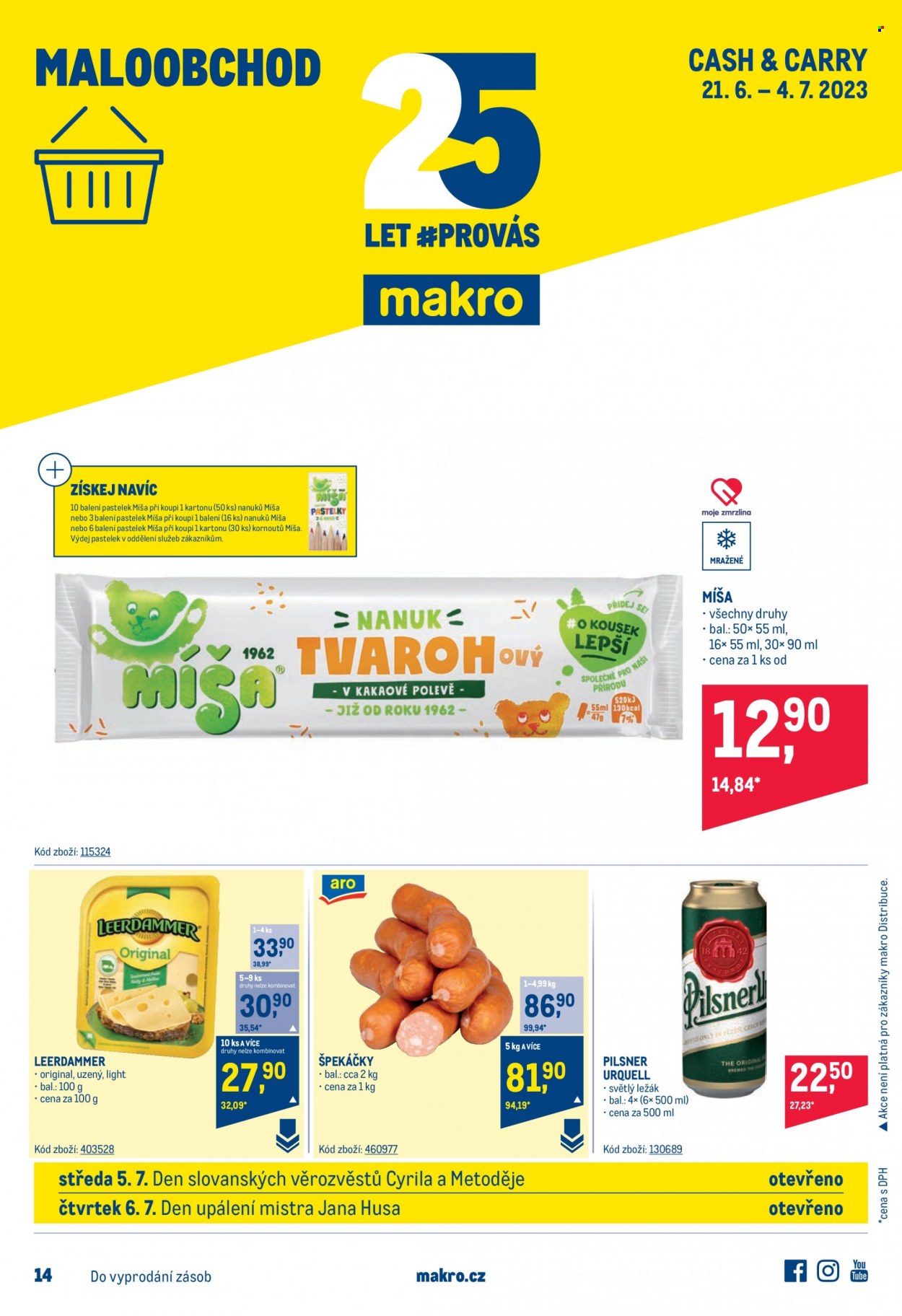 Leták MAKRO - 21.6.2023 - 4.7.2023. Strana 1