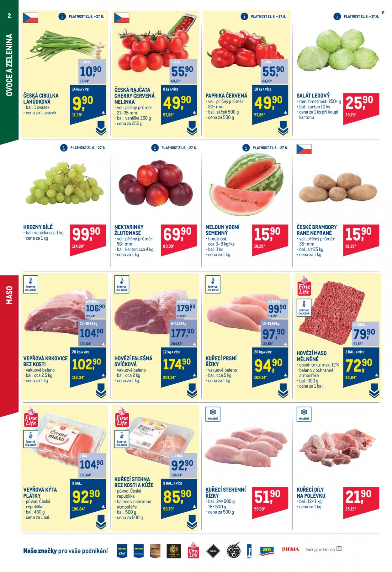 Leták MAKRO - 21.6.2023 - 4.7.2023. Strana 2