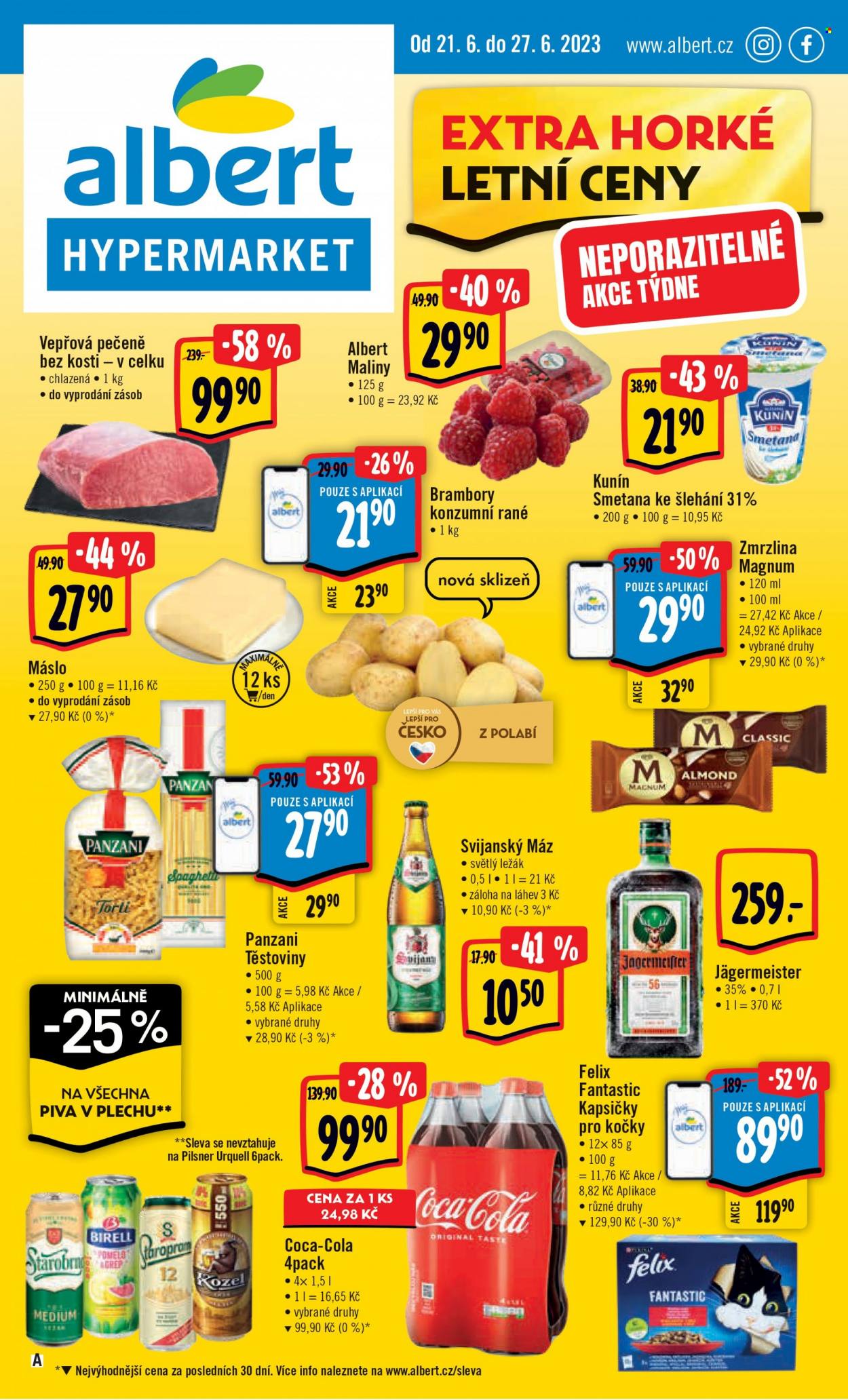 Leták Albert Hypermarket - 21.6.2023 - 27.6.2023. Strana 1