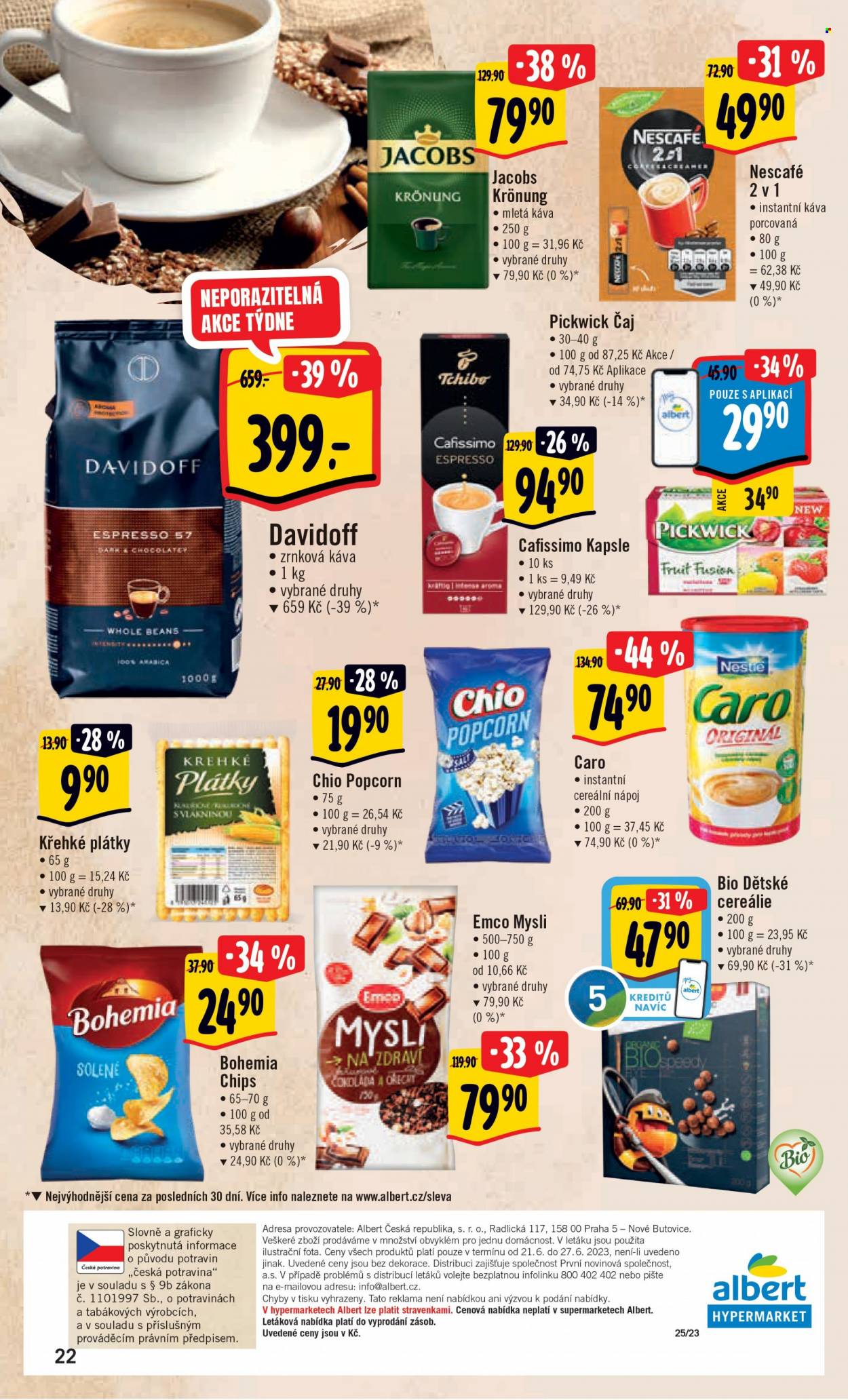 Leták Albert Hypermarket - 21.6.2023 - 27.6.2023. Strana 22