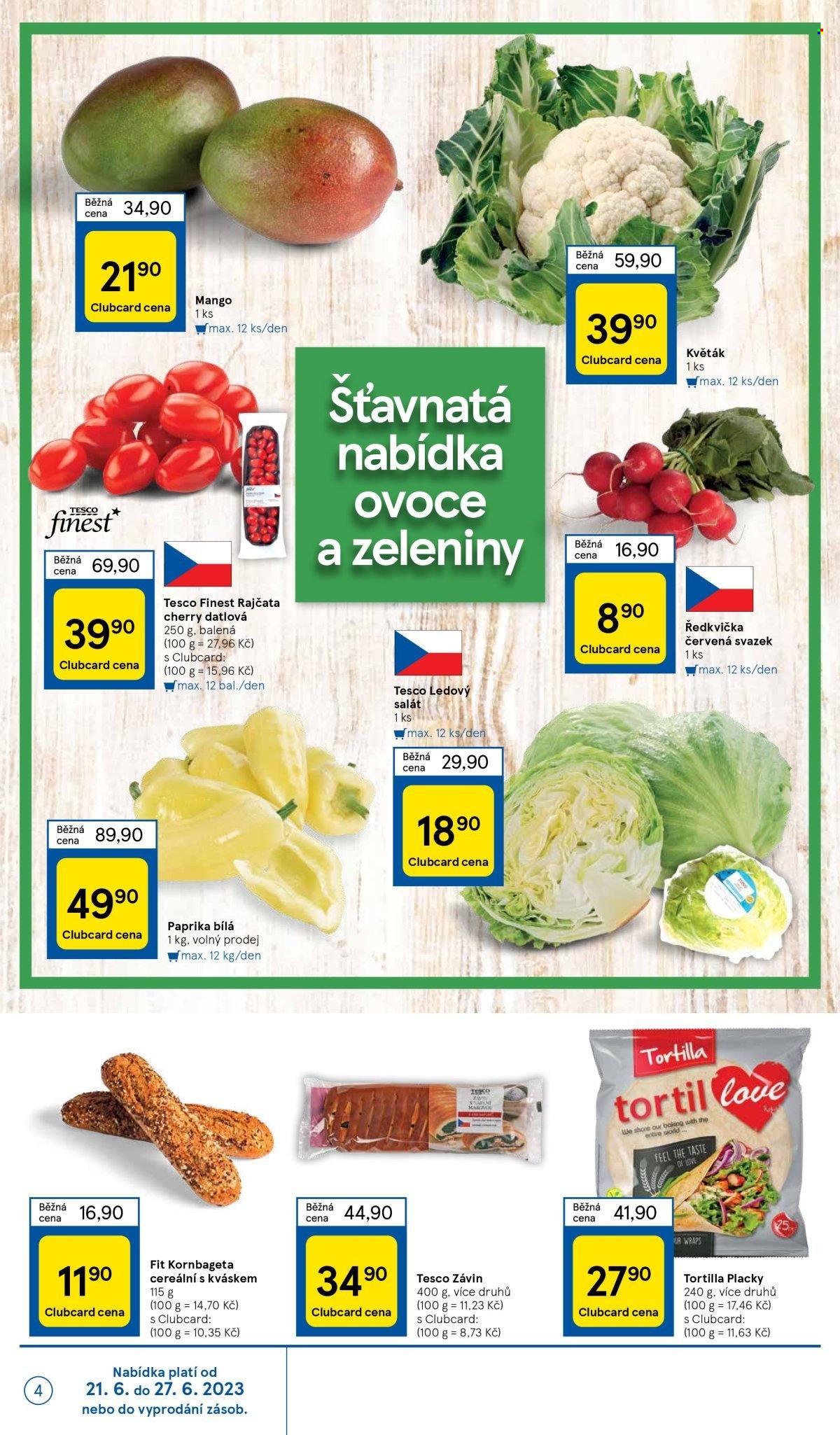 Leták TESCO supermarket - 21.6.2023 - 27.6.2023. Strana 4