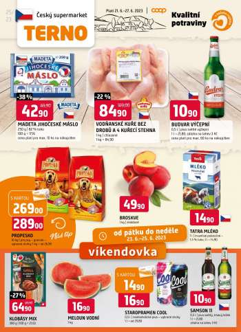 Leták coop TERNO - 21.6.2023 - 27.6.2023.