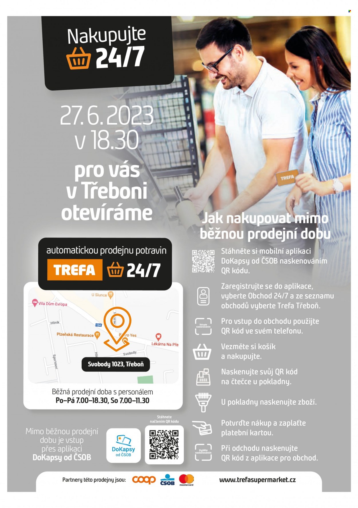 Leták TREFA coop - 21.6.2023 - 1.7.2023. Strana 1