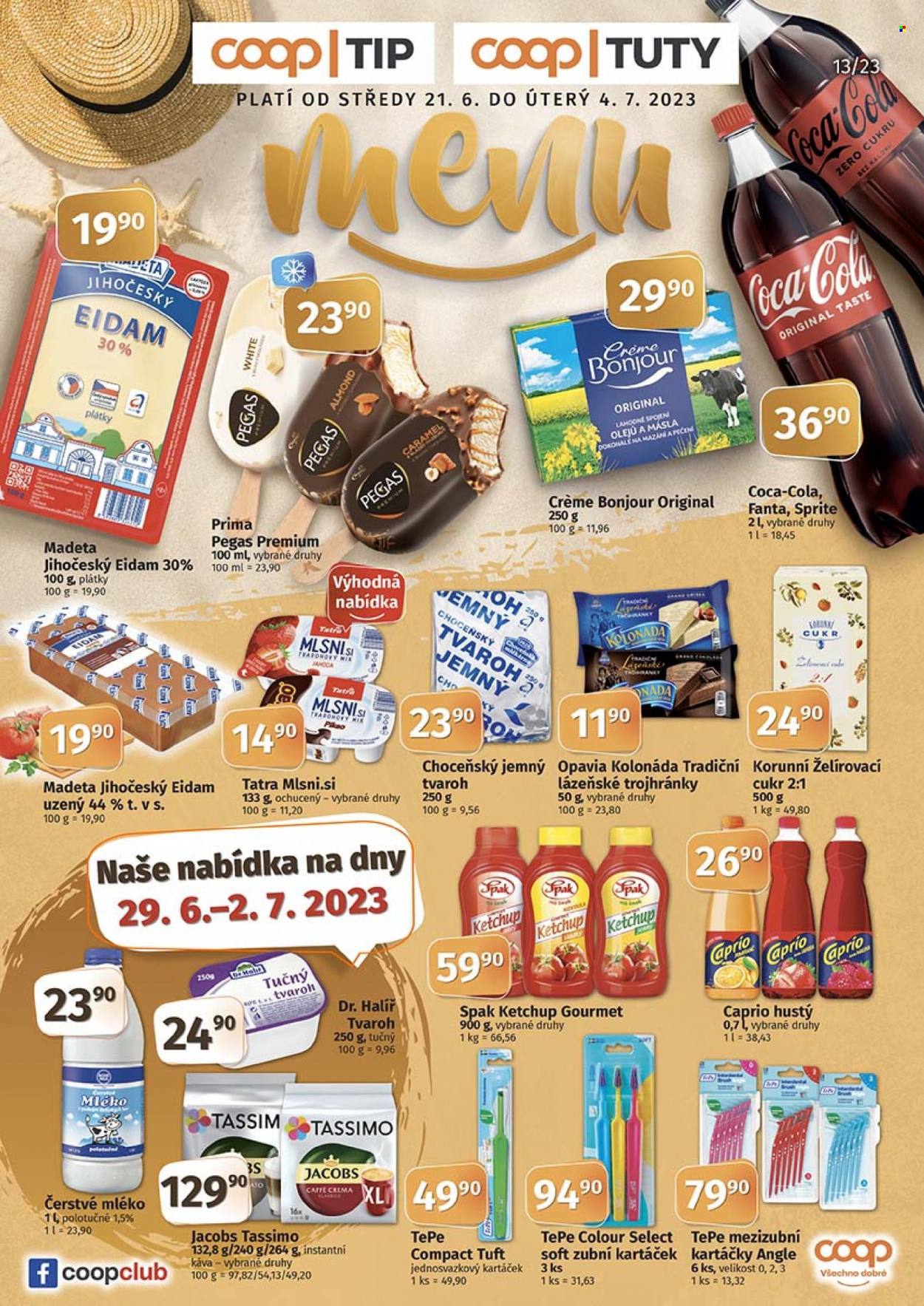 Leták coop TUTY - 21.6.2023 - 4.7.2023. Strana 1