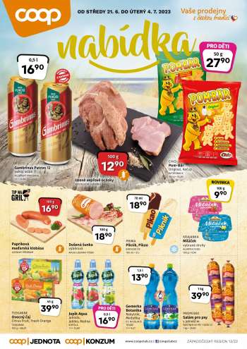 Leták coop JEDNOTA - 21.6.2023 - 4.7.2023.