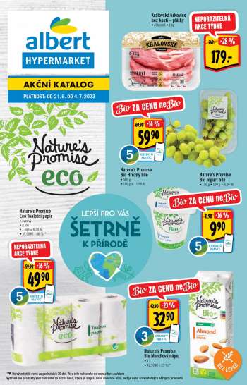 Leták Albert Hypermarket - 21.6.2023 - 4.7.2023.