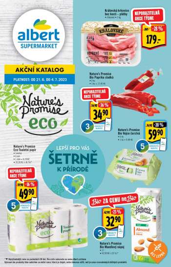Leták Albert Supermarket - 21.6.2023 - 4.7.2023.