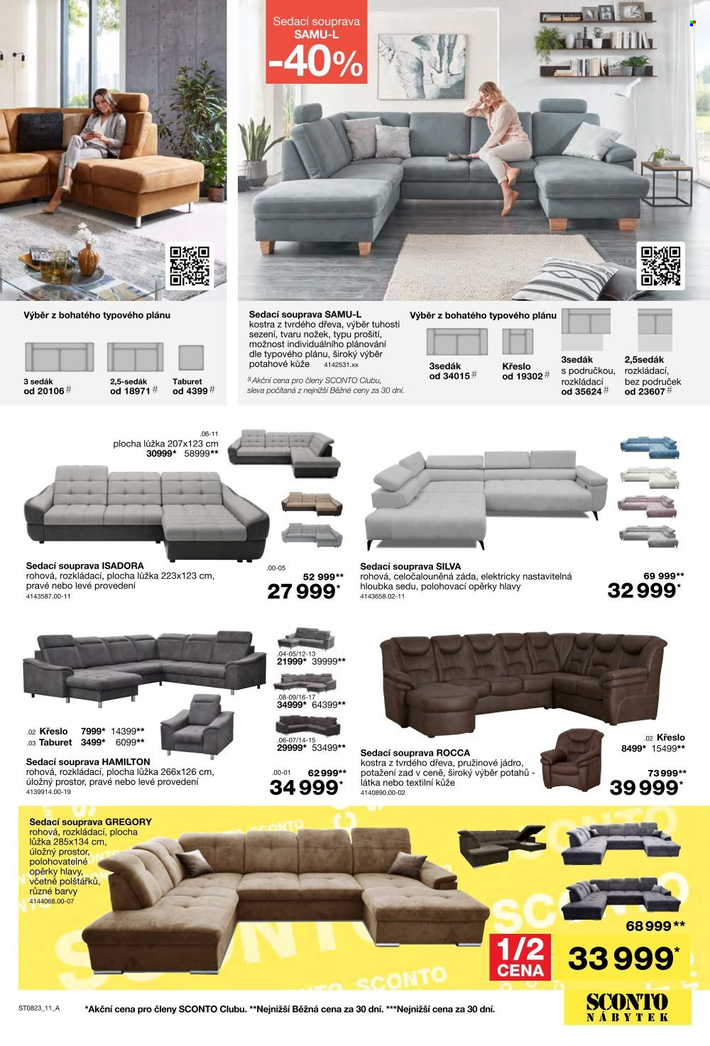 Leták SCONTO NÁBYTEK - 21.6.2023 - 18.7.2023. Strana 11