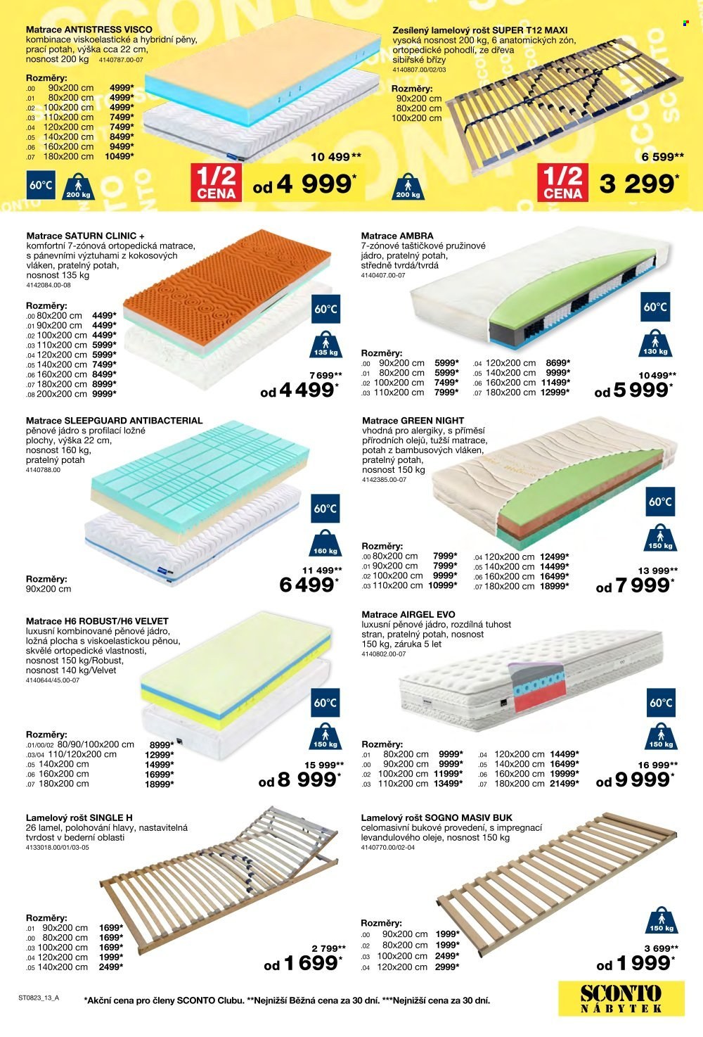 Leták SCONTO NÁBYTEK - 21.6.2023 - 18.7.2023. Strana 13