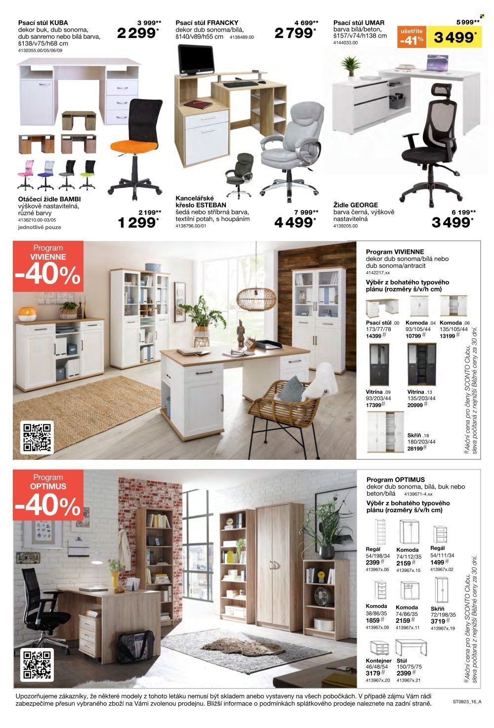 Leták SCONTO NÁBYTEK - 21.6.2023 - 18.7.2023. Strana 16