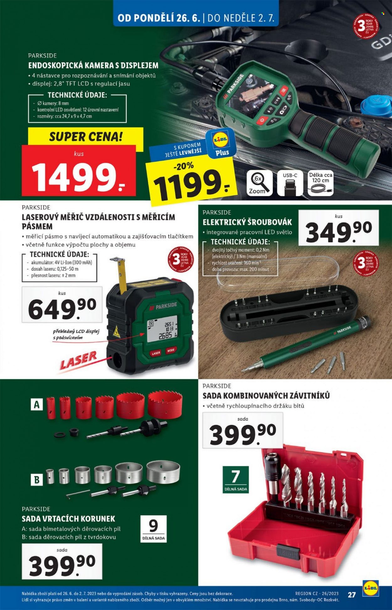 Leták Lidl - 26.6.2023 - 2.7.2023. Strana 27