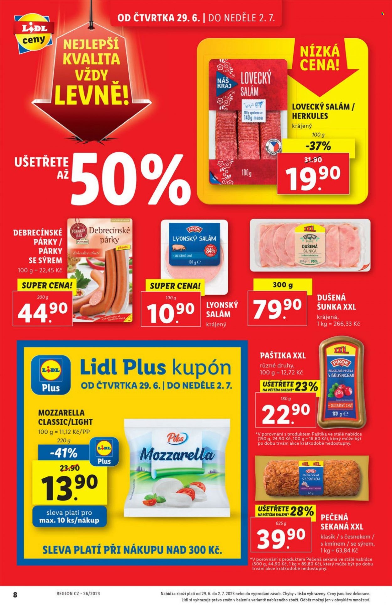 Leták Lidl - 29.6.2023 - 2.7.2023. Strana 8
