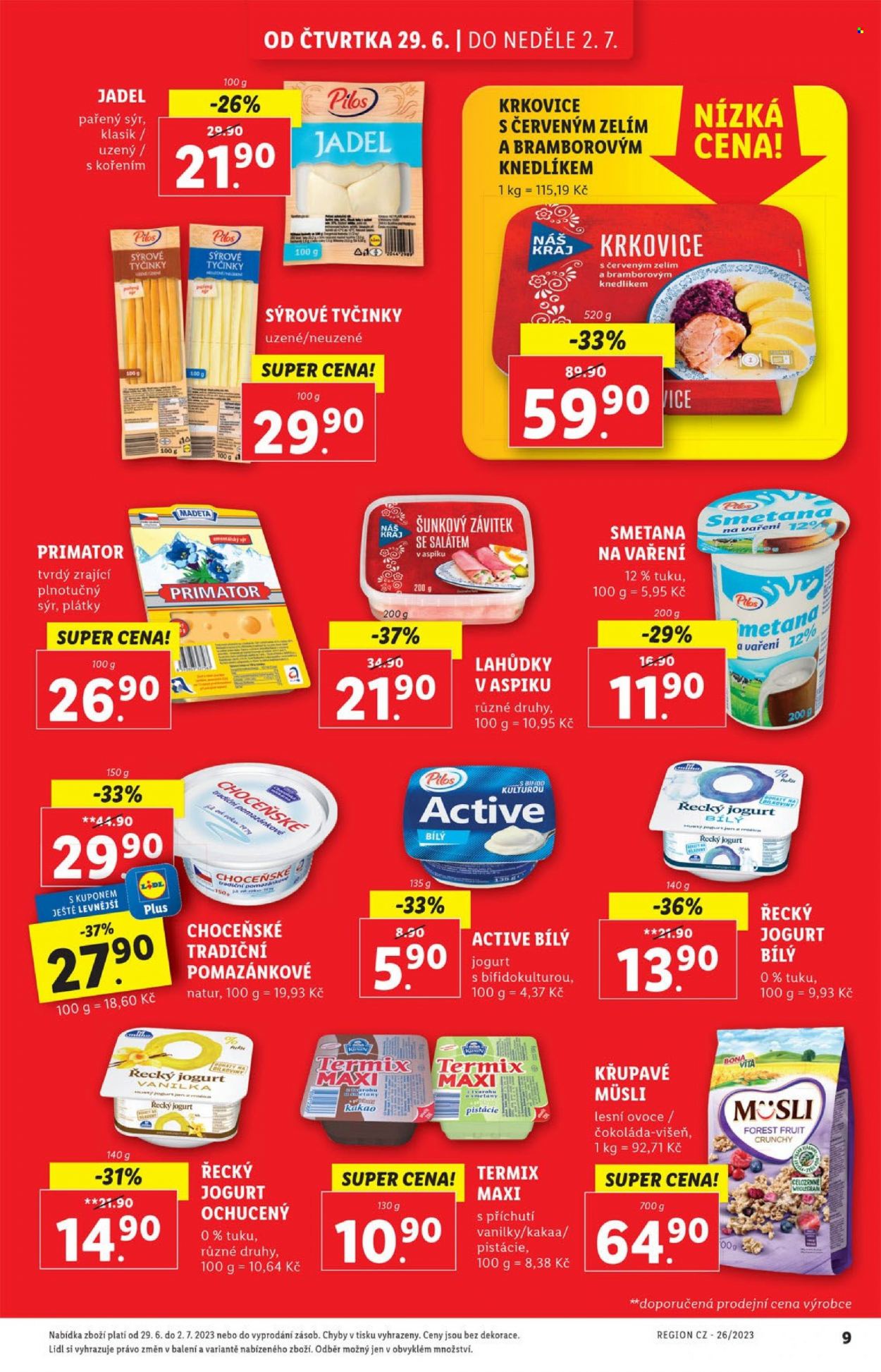 Leták Lidl - 29.6.2023 - 2.7.2023. Strana 9
