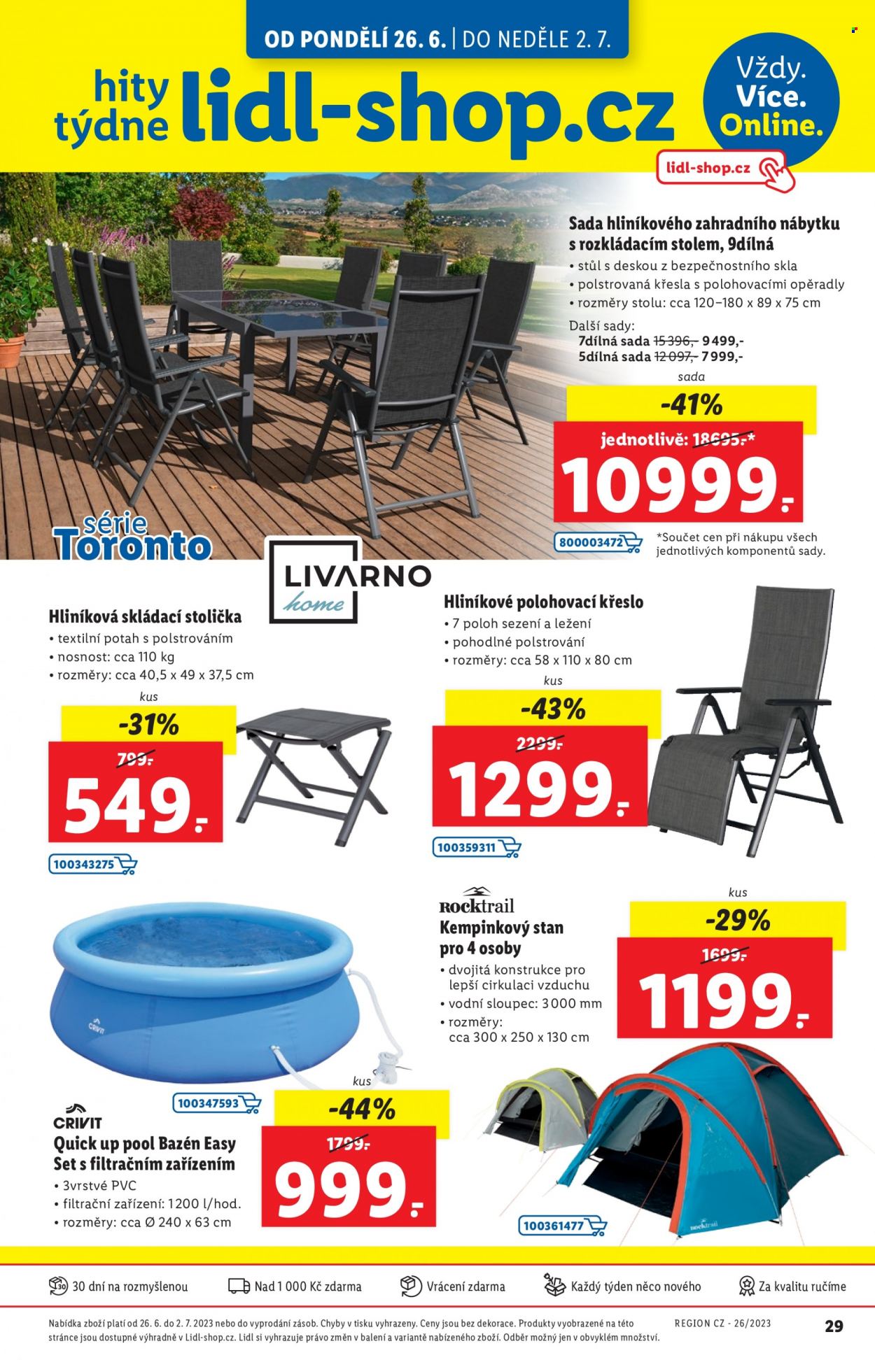 Leták Lidl - 26.6.2023 - 2.7.2023. Strana 1