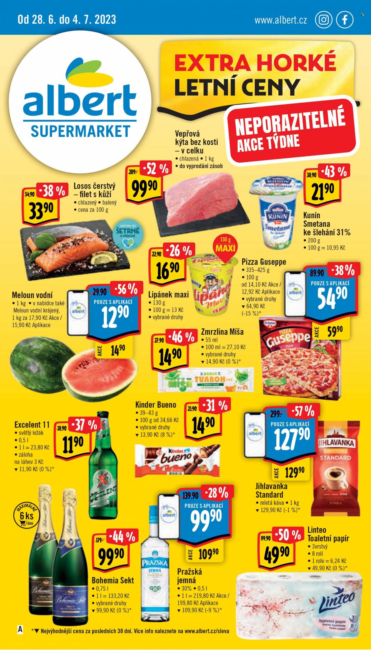 Leták Albert Supermarket - 28.6.2023 - 4.7.2023. Strana 1