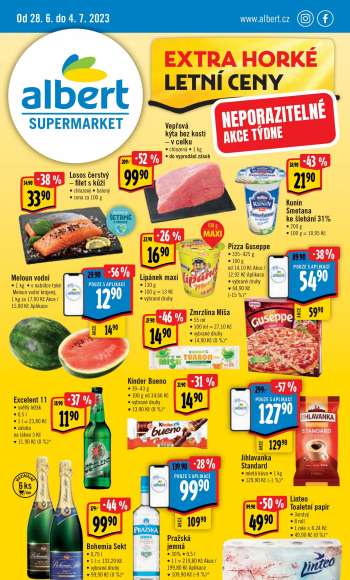 Leták Albert Supermarket - 28.6.2023 - 4.7.2023.