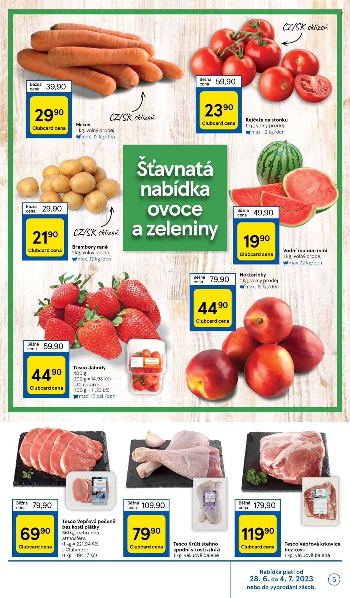 Leták TESCO supermarket - 28.6.2023 - 4.7.2023. Strana 5