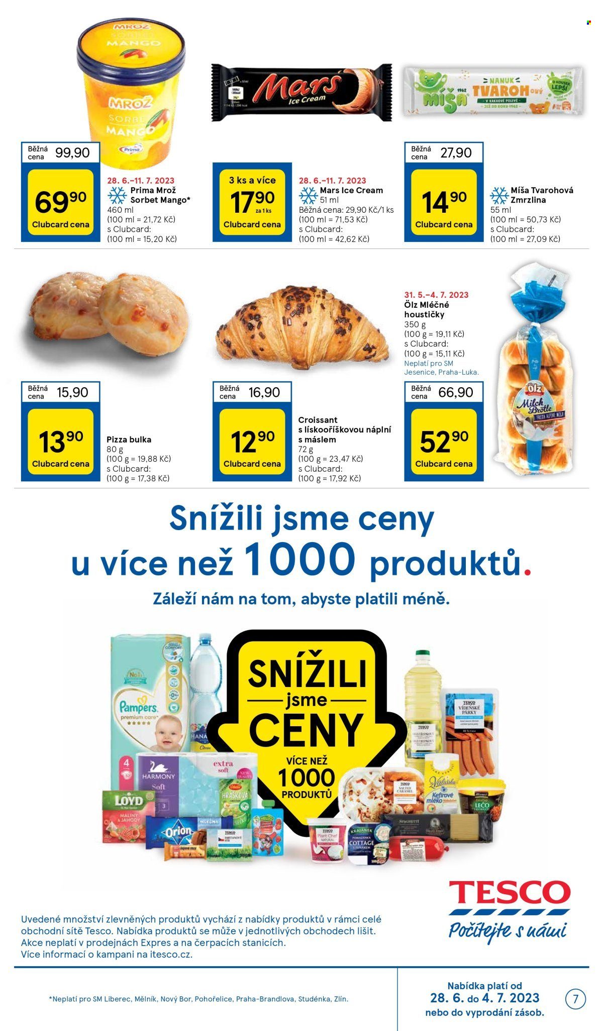 Leták TESCO supermarket - 28.6.2023 - 4.7.2023. Strana 7
