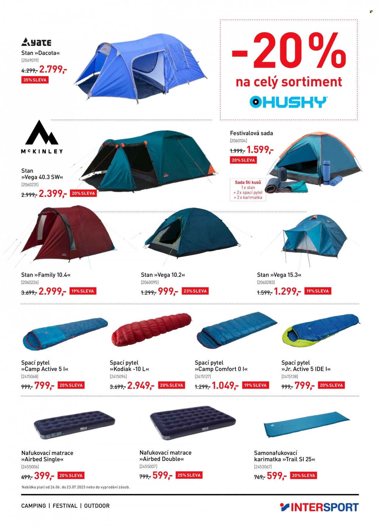 Leták INTERSPORT - 26.6.2023 - 23.7.2023. Strana 2
