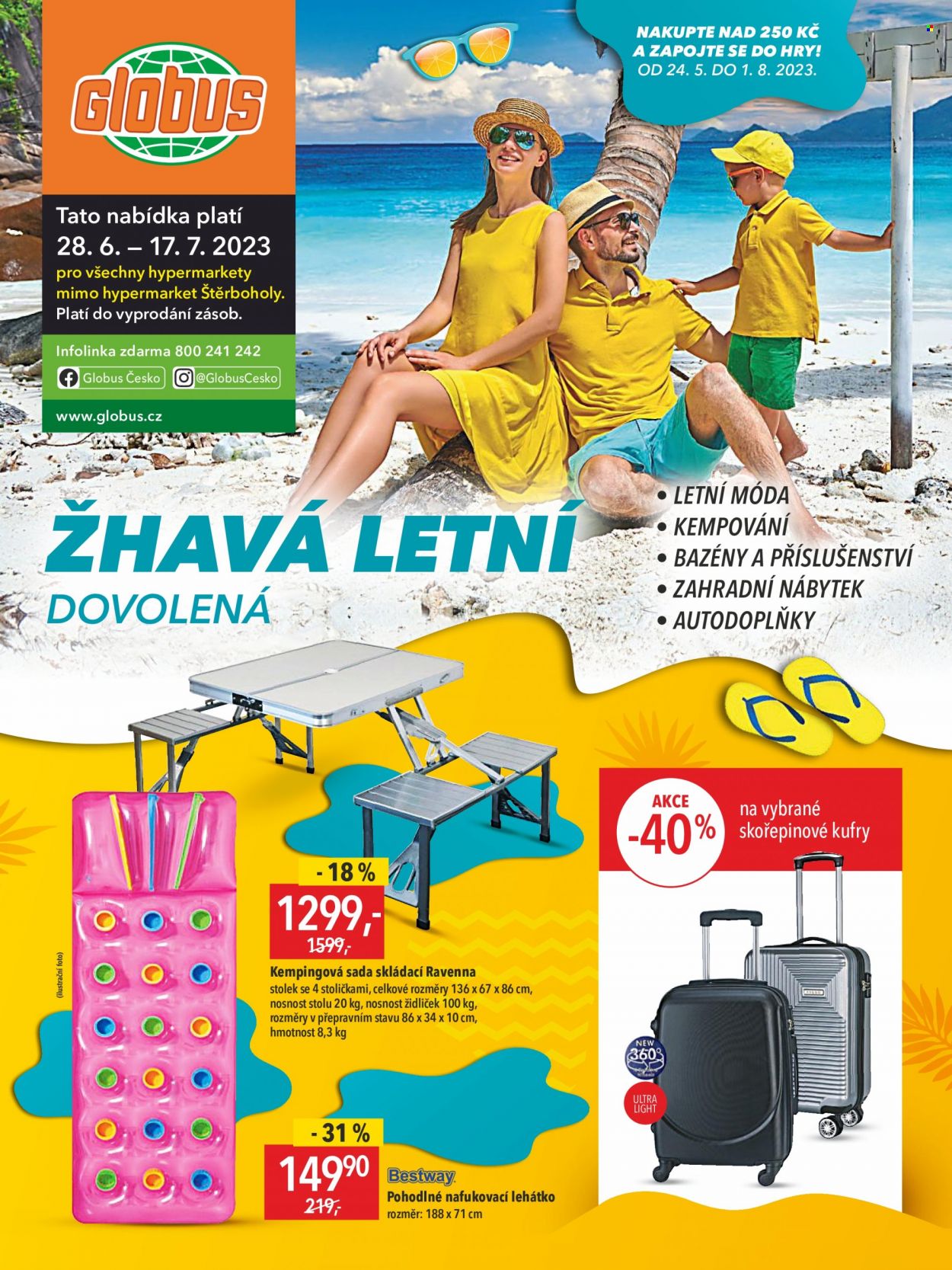 Leták Globus - 28.6.2023 - 17.7.2023. Strana 1