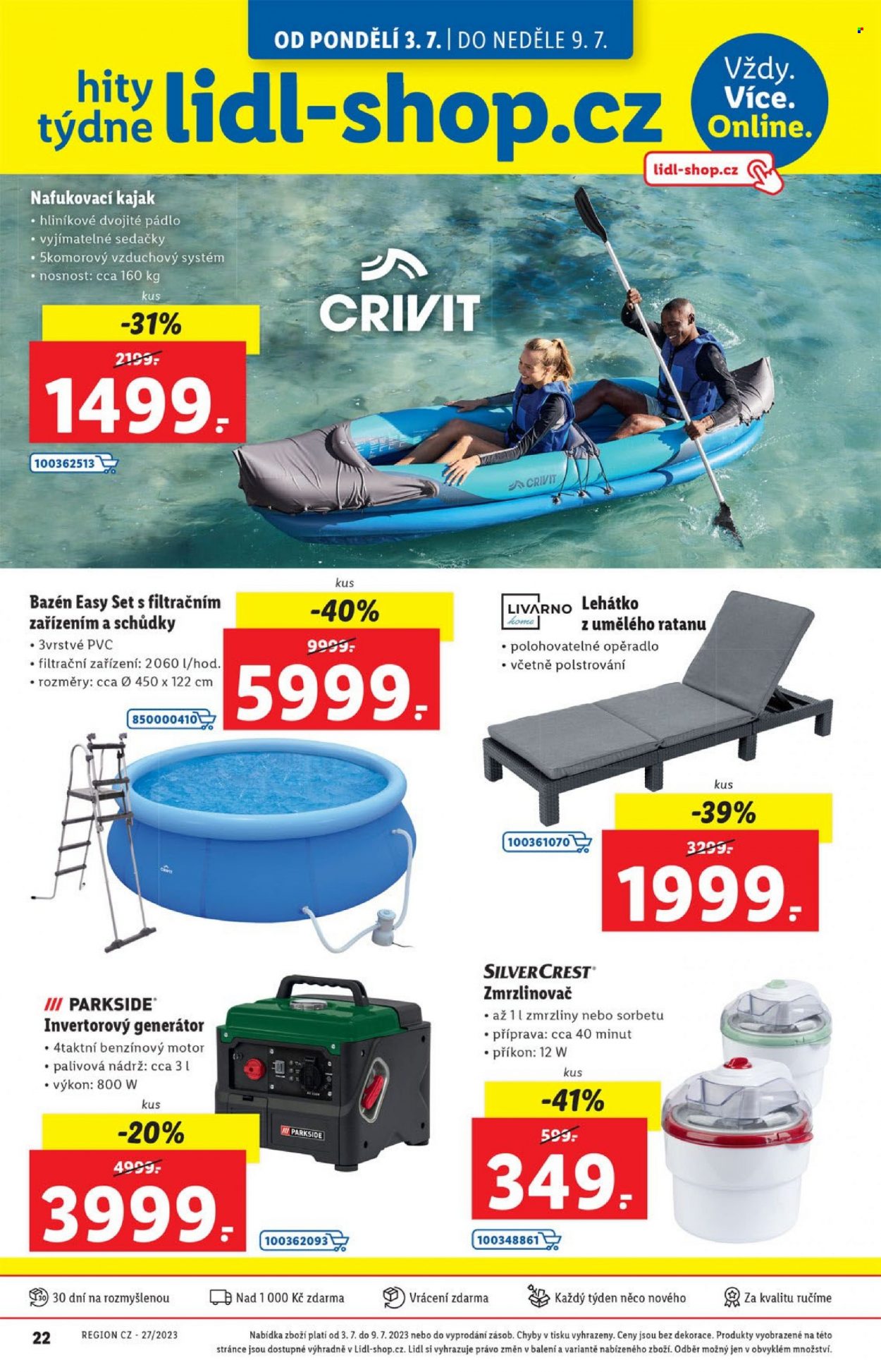 Leták Lidl - 3.7.2023 - 9.7.2023. Strana 22
