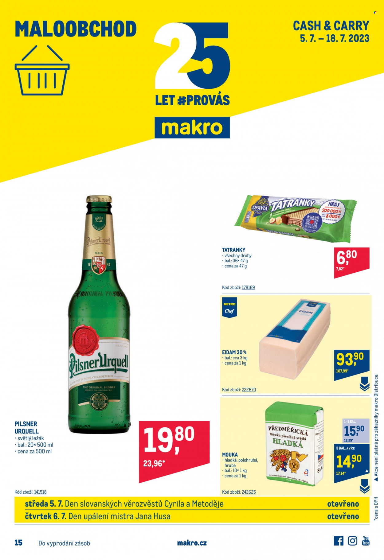 Leták MAKRO - 5.7.2023 - 18.7.2023. Strana 1