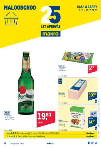 Leták MAKRO - 5.7.2023 - 18.7.2023.