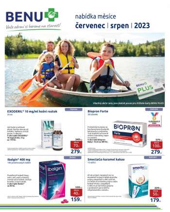 Leták BENU Lékárna - 1.7.2023 - 31.8.2023.