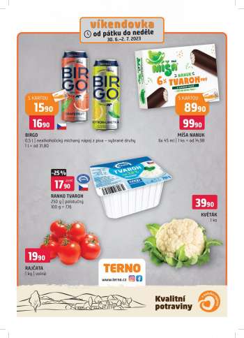 Leták coop TERNO - 30.6.2023 - 2.7.2023.