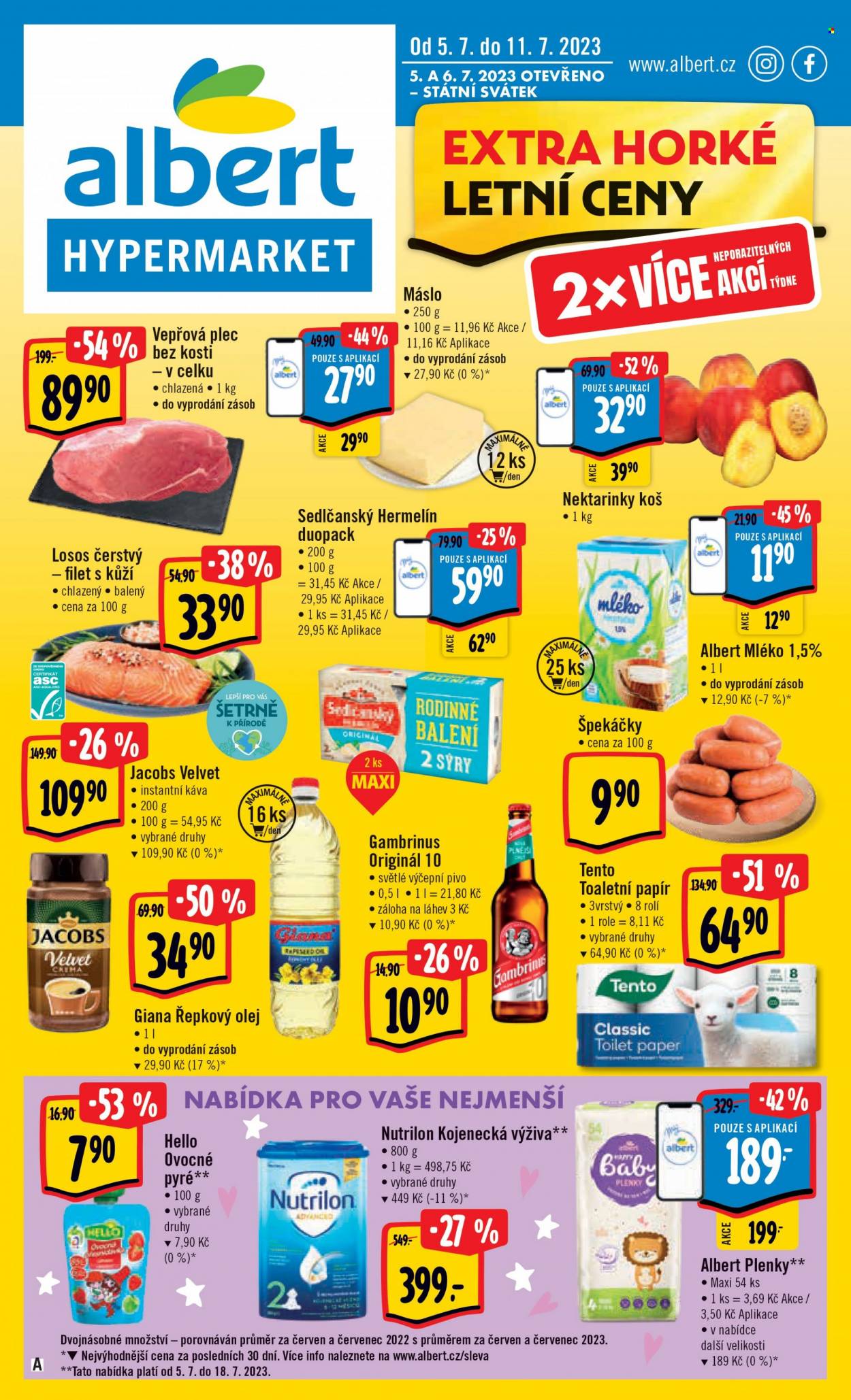 Leták Albert Hypermarket - 5.7.2023 - 11.7.2023. Strana 1