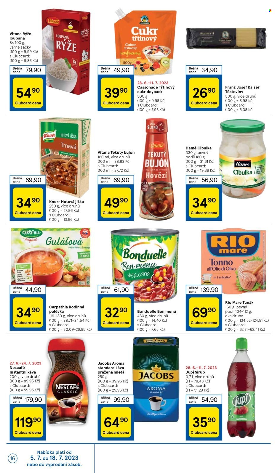 Leták TESCO - 5.7.2023 - 11.7.2023. Strana 16