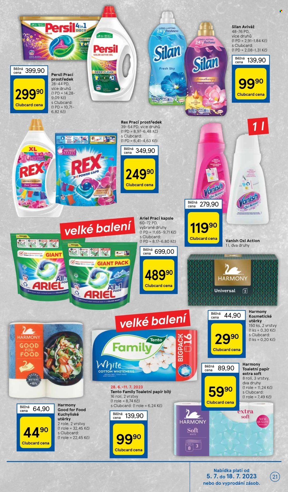 Leták TESCO - 5.7.2023 - 11.7.2023. Strana 21