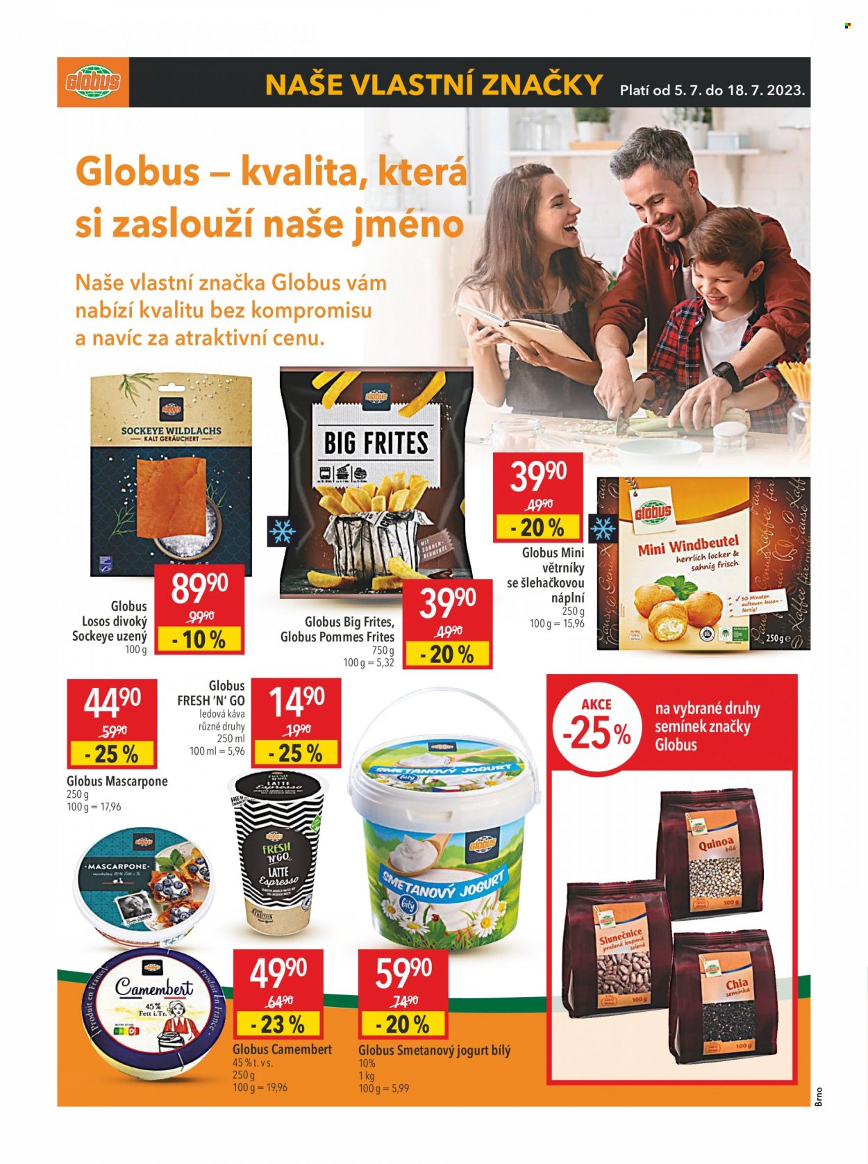 Leták Globus - 5.7.2023 - 18.7.2023. Strana 1