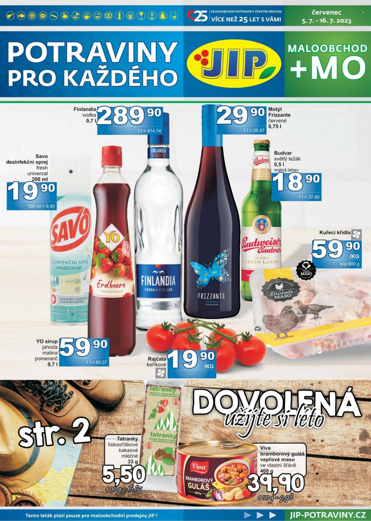 Leták JIP - 5.7.2023 - 16.7.2023. Strana 1