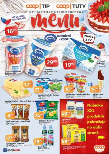 Leták coop TUTY - 5.7.2023 - 18.7.2023.