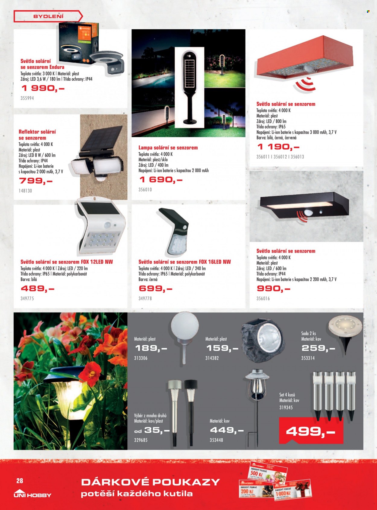 Leták UNI HOBBY - 29.6.2023 - 30.7.2023. Strana 28