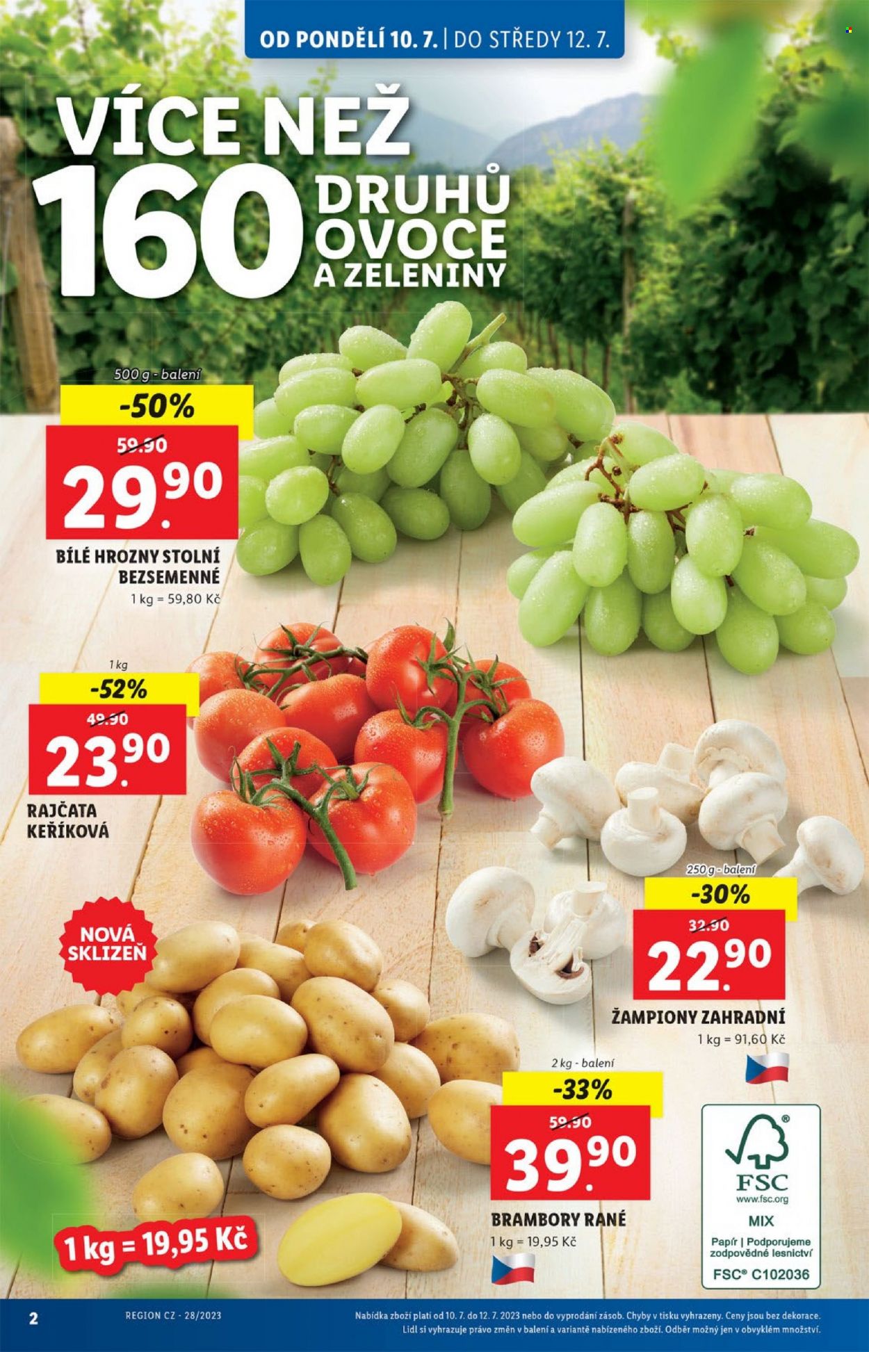 Leták Lidl - 10.7.2023 - 16.7.2023. Strana 2