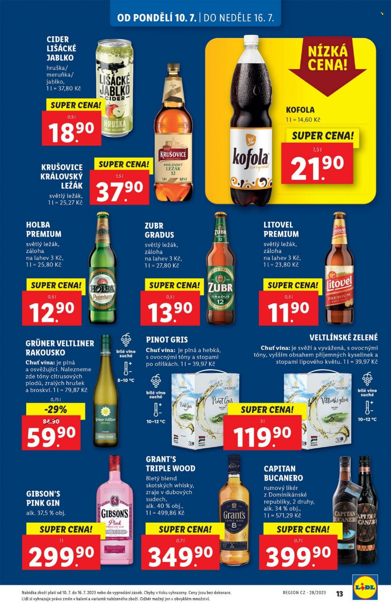 Leták Lidl - 10.7.2023 - 16.7.2023. Strana 13