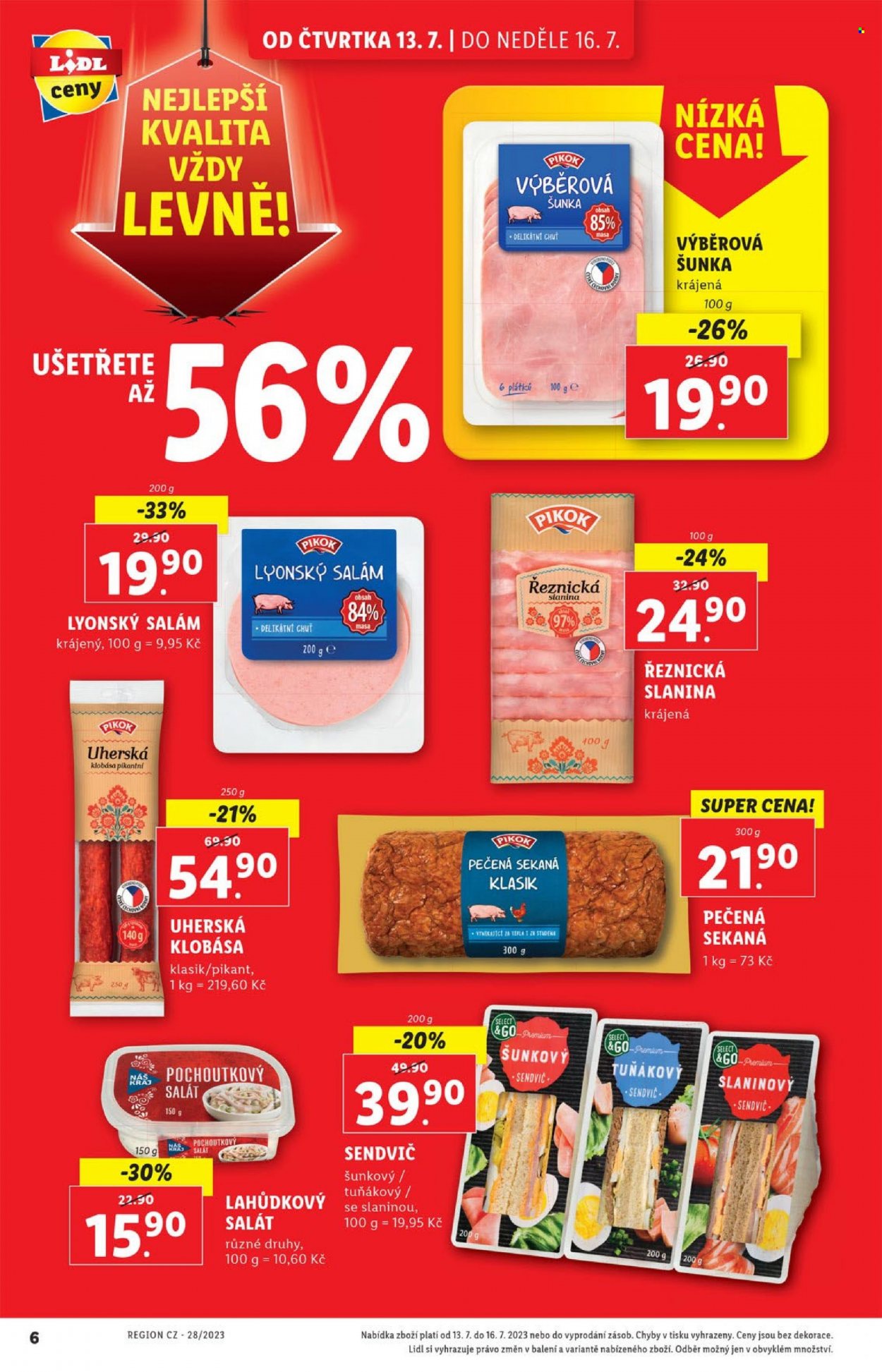 Leták Lidl - 13.7.2023 - 16.7.2023. Strana 6