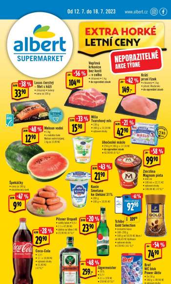 Leták Albert Supermarket - 12.7.2023 - 18.7.2023.