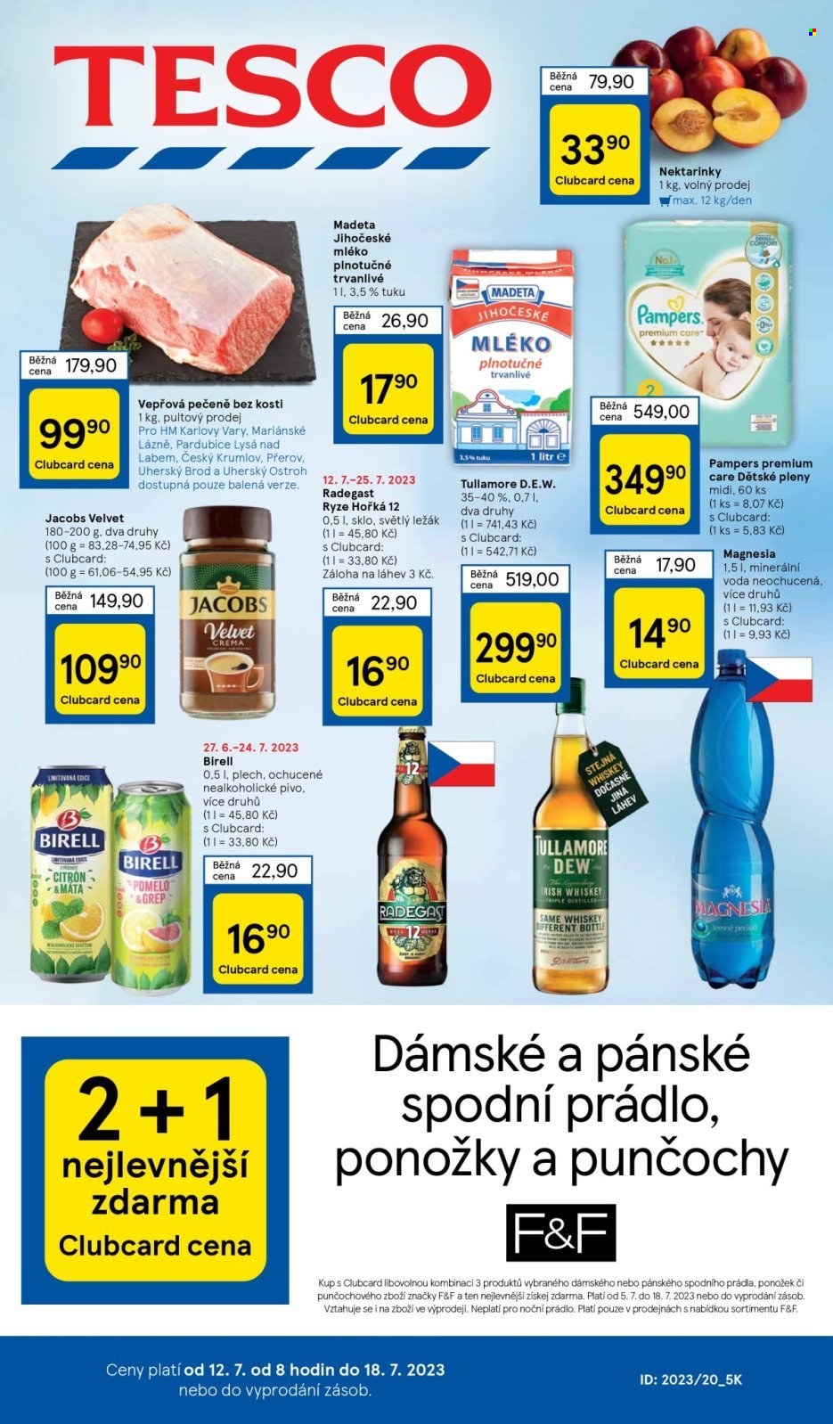Leták TESCO - 12.7.2023 - 18.7.2023. Strana 1