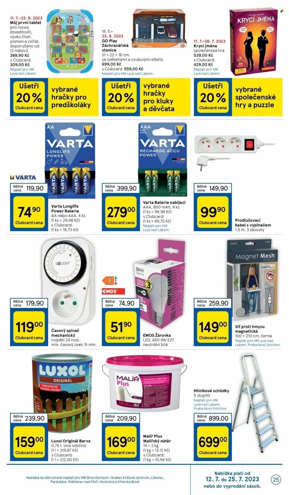 Leták TESCO - 12.7.2023 - 18.7.2023. Strana 25