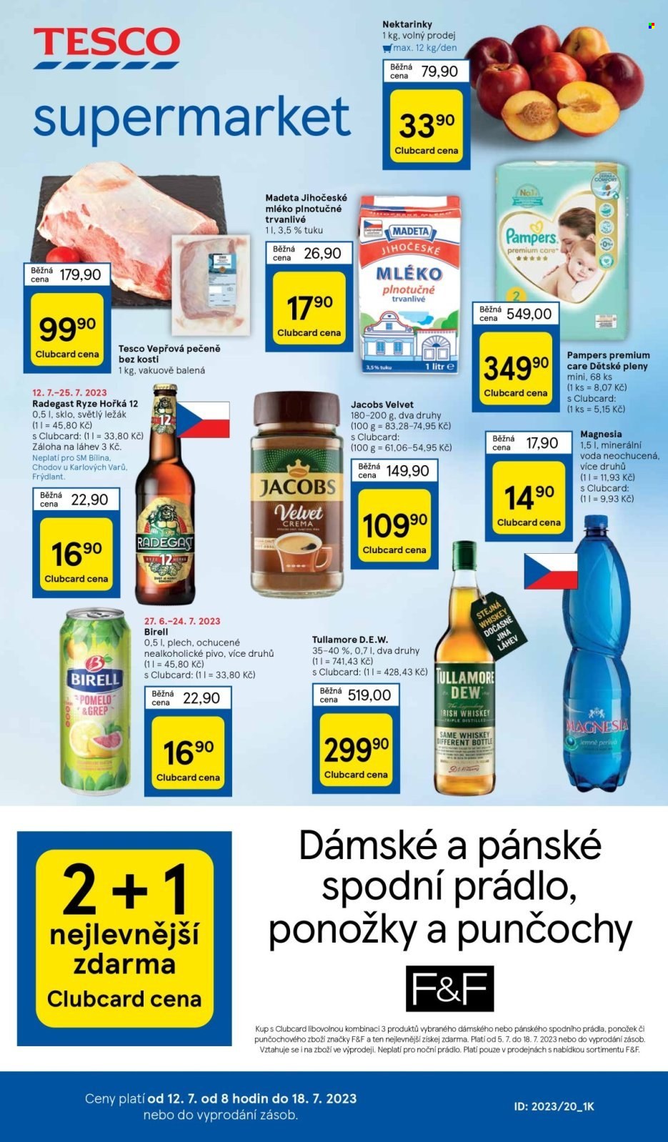 Leták TESCO supermarket - 12.7.2023 - 18.7.2023. Strana 1