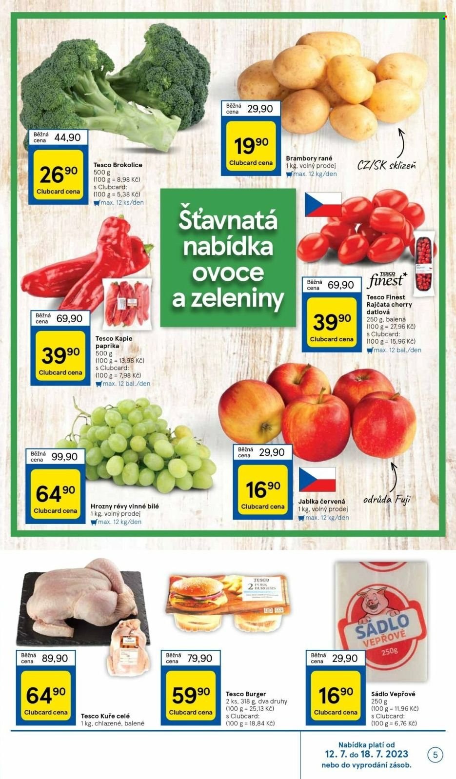 Leták TESCO supermarket - 12.7.2023 - 18.7.2023. Strana 5