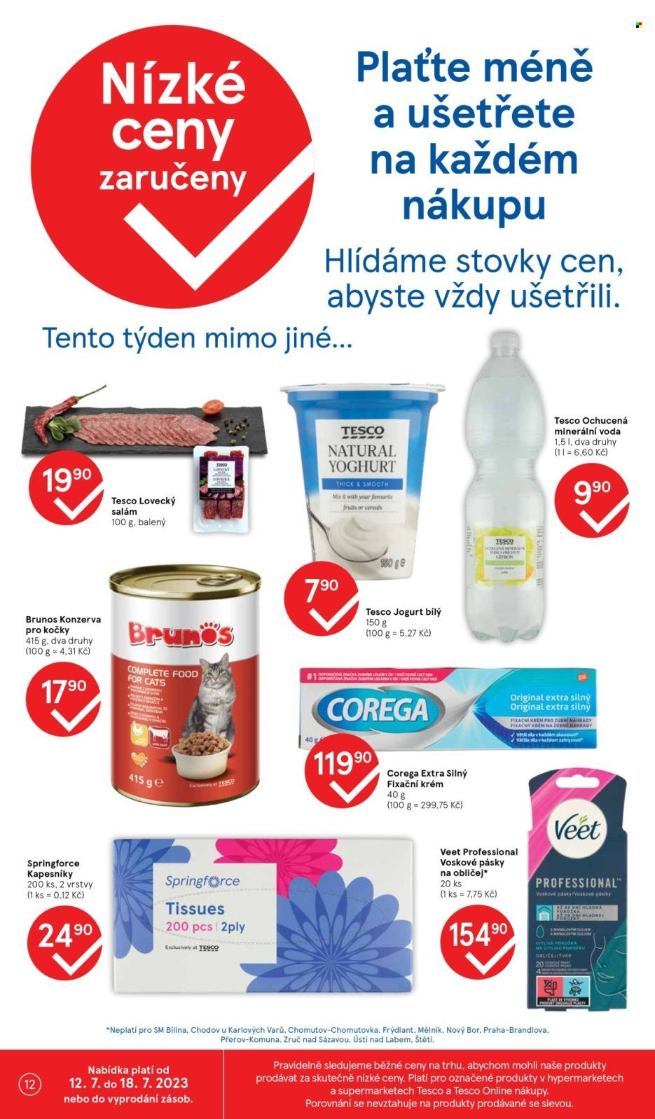 Leták TESCO supermarket - 12.7.2023 - 18.7.2023. Strana 12